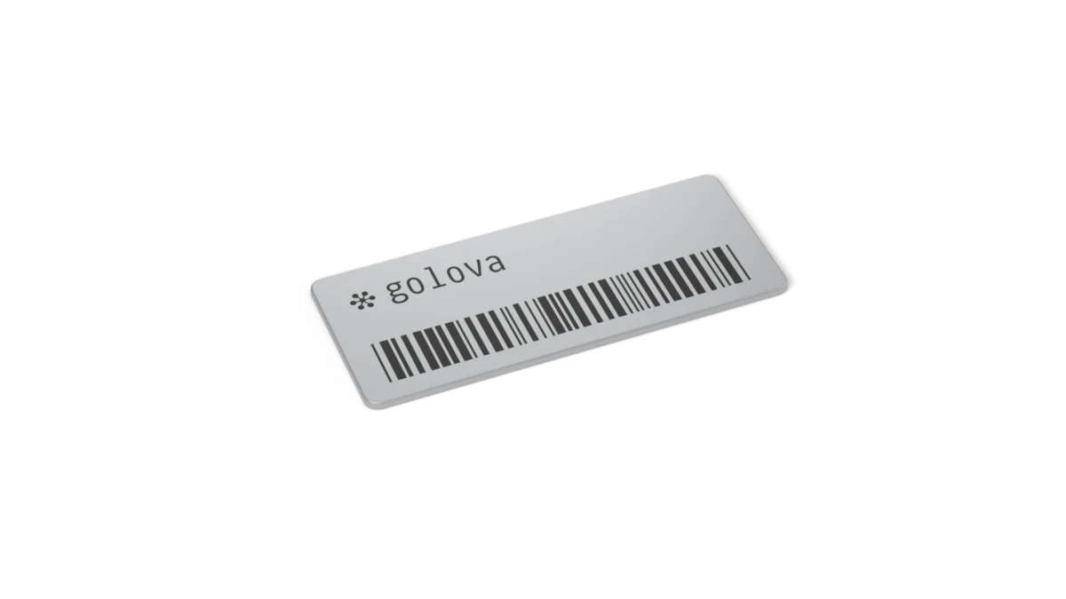 Golova Label S on-metal sticker